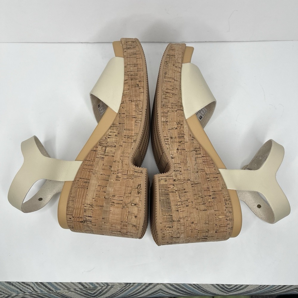 Reef Sunset Sayulita Chunky Platform Sandals Cream Women's 8.5 Beach - Picture 8 of 11